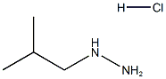 2-甲基丙基肼盐酸盐 结构式