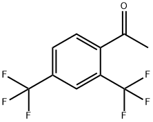 2',4'-ビス(トリフルオロメチル)アセトフェノン 化学構造式