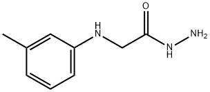 2-[(3-methylphenyl)amino]acetohydrazide 结构式