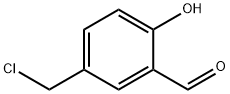 5-(CHLOROMETHYL)-2-HYDROXYBENZALDEHYDE Struktur
