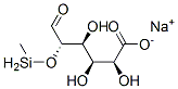 甘露糖醛酸钠甲基硅烷醇, 23732-95-8, 结构式