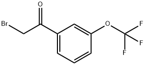 2-BroMo-1-(3-(trifluoroMethoxy)phenyl)ethanone Structure