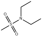 N,N-二乙基甲磺酰胺 结构式