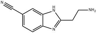 1H-Benzimidazole-5-carbonitrile,2-(2-aminoethyl)-(9CI) Structure