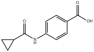 4-[(CYCLOPROPYLCARBONYL)AMINO]BENZOIC ACID Struktur