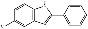 1H-INDOLE, 5-CHLORO-2-PHENYL- Struktur