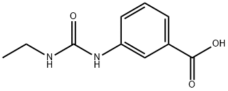 3-[(Ethylamino)carbonyl]aminobenzoic acid Structure