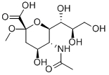 2-O-METHYL-ALPHA-D-N-ACETYLNEURAMINIC ACID Structure