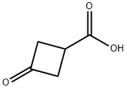 3-Oxocyclobutanecarboxylic acid Structure