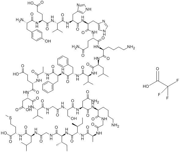 AMYLOID BETA-PROTEIN (10-35) Structure