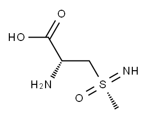 L-Alanine, 3-[[S(S)]-S-methylsulfonimidoyl]- (9CI) Struktur