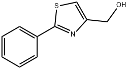 2-苯基-4-羟甲基噻唑, 23780-13-4, 结构式