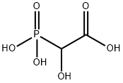 2-ヒドロキシ-2-ホスホノ酢酸 化学構造式