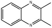 2,3-ジメチルキノキサリン 化学構造式