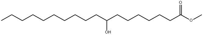8-Hydroxyoctadecanoic acid methyl ester Struktur