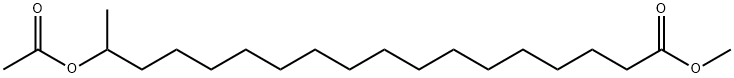 Methyl 17-acetoxyoctadecanoate 结构式