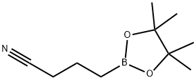 3-Cyano-1-propylboronic acid pinacol ester, 96% 化学構造式