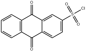9,10-DIOXO-9,10-DIHYDROANTHRACENE-2-SULFONYL CHLORIDE Struktur