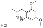 1-(2,4,6-TRIMETHOXYPHENYL)-2-AMINO-PROPANE HYDROCHLORIDE Struktur