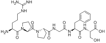 BRADYKININ (1-6) Structure