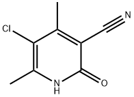 5-CHLORO-2-HYDROXY-4,6-DIMETHYLNICOTINONITRILE Struktur