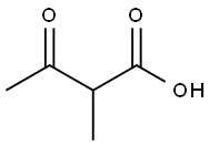 2-メチルアセト酢酸 化学構造式