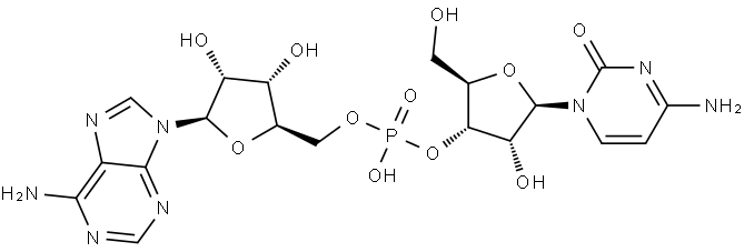 ADENYLYL(3'>5')CYTIDINE FREE ACID Structure