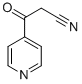 3-OXO-3-PYRIDIN-4-YL-PROPIONITRILE 化学構造式