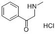 2-METHYLAMINO-1-PHENYL-ETHANONE HYDROCHLORIDE Structure