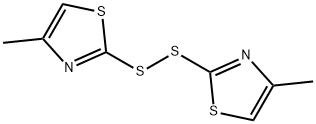 2,2＇-二硫双(4-甲基噻唑), 23826-98-4, 结构式