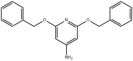 2,6-bis(benzyloxy)pyridin-4-amine Structure
