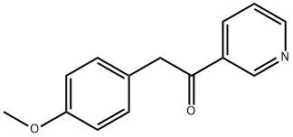 2-(4-甲氧基苯基)-1-(3-吡啶基)-乙酮, 23827-45-4, 结构式