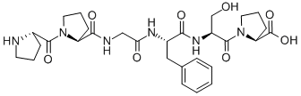 ブラジキニン(2-7) 化学構造式