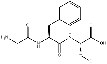 GLY-PHE-SER 化学構造式