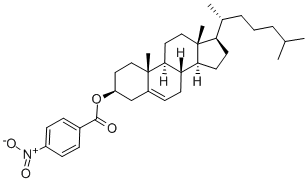 胆甾烯基 3,5-二硝基苯甲酸酯 结构式