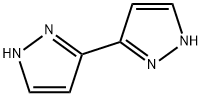 3,3'-ビ(1H-ピラゾール) 化学構造式