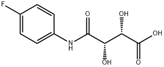 (-)-4'-フルオロタルトラニリン酸 化学構造式