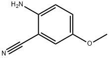 2-Amino-5-methoxybenzonitrile 化学構造式