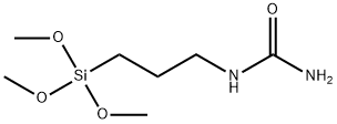 3-脲丙基三甲氧基硅烷,23843-64-3,结构式