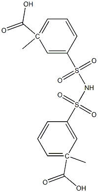 3,3'-[Iminobis(sulfonyl)]dibenzoic acid dimethyl ester Struktur