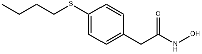 2-[4-(Butylthio)phenyl]acetohydroxamic acid Structure