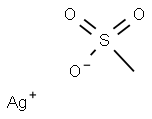 メタンスルホン酸銀 化学構造式