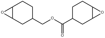 3,4-Epoxycyclohexylmethyl 3,4-epoxycyclohexanecarboxylate Struktur