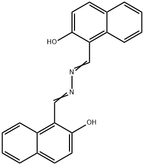 2-羟基-1-萘甲醛[(2-羟基-1-萘基)亚甲基]腙, 2387-03-3, 结构式