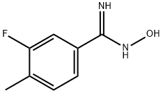 3-FLUORO-4-METHYLBENZAMIDE OXIME Struktur