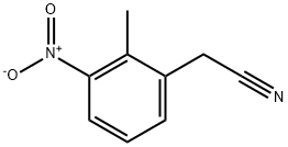 2-METHYL-3-NITROBENZYL CYANIDE Struktur