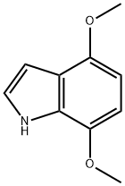 4,7-二甲氧基-1H-吲哚 结构式