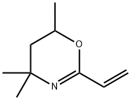 5,6-DIHYDRO-4,4,6-TRIMETHYL-2-VINYL-1,3(4H)-OXAZINE Struktur