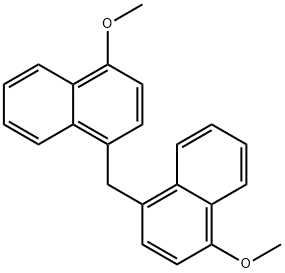 1-methoxy-4-[(4-methoxynaphthalen-1-yl)methyl]naphthalene Structure