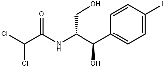 2,2-dichloro-N-((1R,2R)-1,3-dihydroxy-1-(4-iodophenyl)propan-2-yl)acetaMide 化学構造式